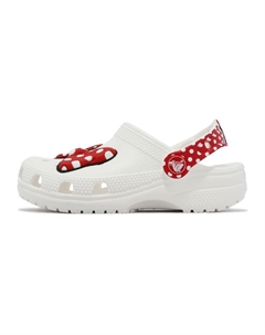 Disney X Classic Clog Kids 'Minnie Mouse', белый красный Crocs