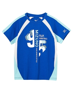 Футболка школьная Синяя Mizuno