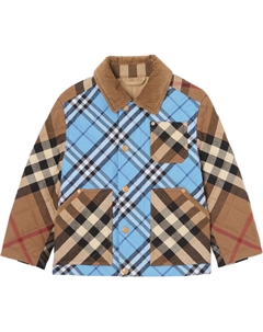 Детская одежда FW22 Куртки Пальто Яркий кобальтово-синий Детская, Активный кобальтово-синий Burberry