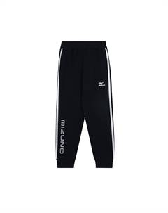 Трикотажные спортивные брюки детские, черные Mizuno