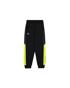 Трикотажные спортивные брюки детские, черные Mizuno