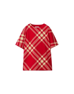 Детская футболка, красная Burberry