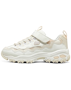 Детские повседневные кроссовки с амортизацией и износостойкостью, низкие, натуральные/разноцветные + стильная сумка в подарок Skechers