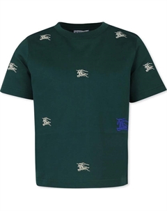 Детская футболка, зелёная Burberry