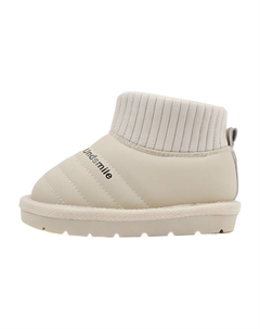 Скользоустойчивые полувысокие ботинки для малышей, черные Maibuxiong