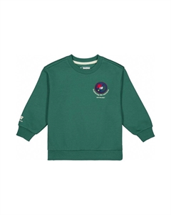 Детская зеленая толстовка New balance