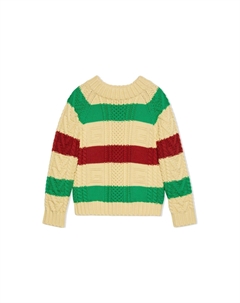 Свитер FW22 Бежево-желтый Детский Gucci
