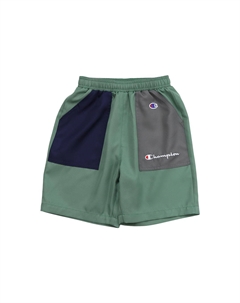 Детская короткая футболка, цвет хаки Champion