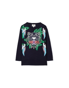 Футболка для детей, синяя Kenzo