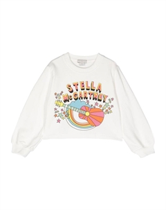 Детская футболка, белая Stella mccartney