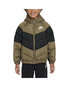 Пуховик оливковый зеленый для детей 3-7 лет Nike