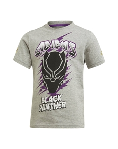 Футболка X MARVEL средний размер хитрый серый/фиолетовый для детей 3-7 лет Adidas