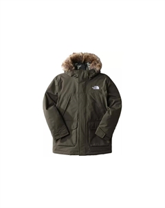 Пуховик новый серо-зеленый детский, Nouveau Gray Green The north face