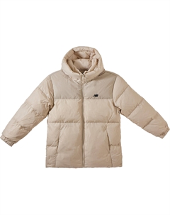 Куртка пуховая светло-бежевая подростковая New balance