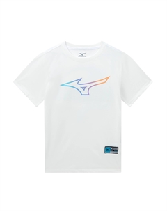 Детская футболка, белая Mizuno