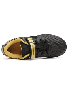 Детские футбольные бутсы Low Top Kids' Soccer Shoes Kids, черно-золотые Binary