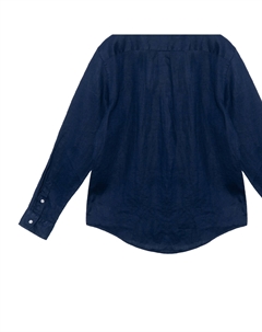 Весна-осень SS23 Детская синяя поло с животным принтом Ralph Lauren Polo ralph lauren