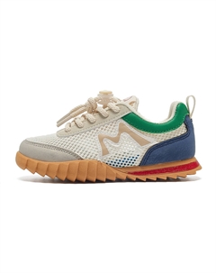 Скользоустойчивые и дышащие низкие детские повседневные кроссовки Kids', бежевый/хаки [Стиль с дышащей сеткой] Mqd