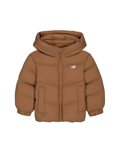 Детская пуховая куртка, коричневая New balance