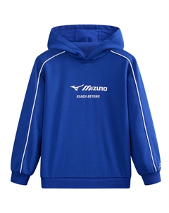 Детская толстовка, светло-зелёная Mizuno