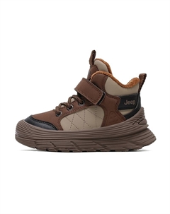 Износостойкие термо детские повседневные ботинки Dark Brown Kids' Jeep