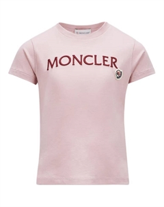 Детская футболка, розовая Moncler