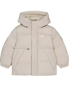 Детская пуховая куртка бежевая New balance