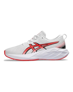 Новейшая модель Novablast 4 GS 'White Sunrise Red', бело-красная Asics