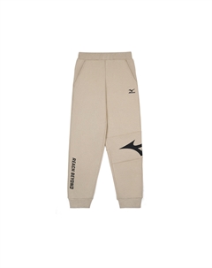 Трикотажные спортивные брюки детские, черные Mizuno