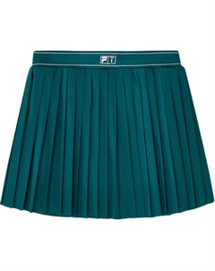 Футболка темного железно-зеленого цвета детская Fila kids