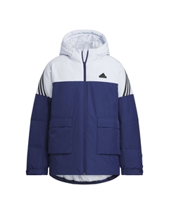 Детская утепленная куртка, светло-голубой Adidas