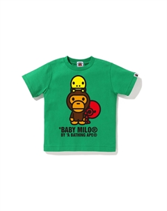 Детская футболка с коротким рукавом, зеленый GRX A bathing ape®