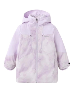 Пуховик фиолетовый подростковый Asics