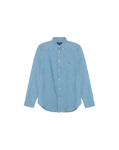 Детская синяя поло Solid Color Ralph Lauren Весна Лето Осень Polo ralph lauren