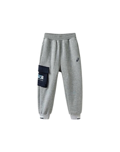 Футболка для детей 3-7 лет вязаная спортивные брюки производительность хизер серый Asics