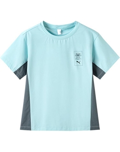 Футболка розовая зеленая для подростков Puma