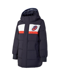 Пуховик черно-красный детский Asics