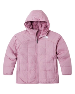 Пуховик "Падающая сакура" фиолетовый для подростков The north face