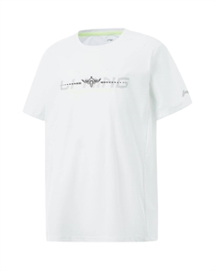 Футболка унисекс, белая Li-ning