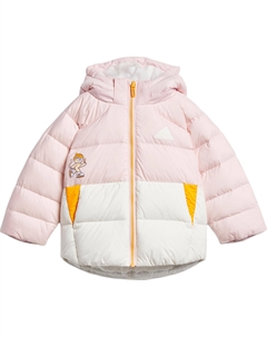Детская утепленная куртка, розовая Adidas