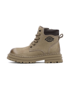 Скользоустойчивые противоударные износостойкие увеличивающие рост детские ботинки Khaki Kids Dickies