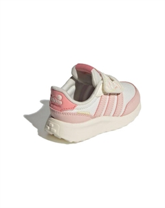 Абразивостойкие низкие детские туфли бежево-розовые для малышей, Jade White/Sand Brown Pink/Pink Adidas