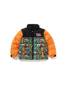 Детская пуховая куртка, черная A bathing ape®