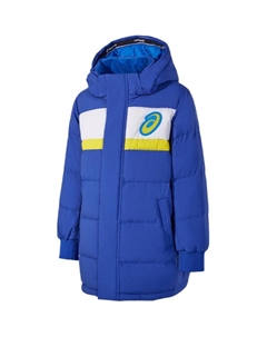 Куртка пуховая сине-белая детская Asics