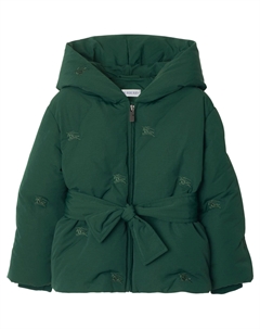 Футболка FW24 Пуховая куртка Темно-зеленая Детская Burberry