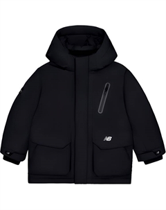 Детская пуховая куртка, черная New balance