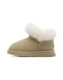 Скользоустойчивые утепленные детские ботинки с защитой от ударов Khaki Kids Dickies