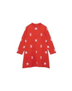 Детское платье, медово-оранжевое Burberry