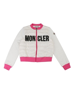 Детская утепленная куртка, белая Moncler