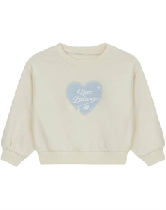 Свитшот дошкольный, цвет слоновая кость белый New balance